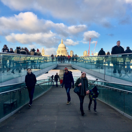 Harry Potter London Walks - millennium bridge